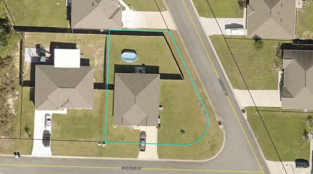 415 Scooter Cv, Crestview, FL 32539 - aerial overview of property's location featuring property parcel outlined