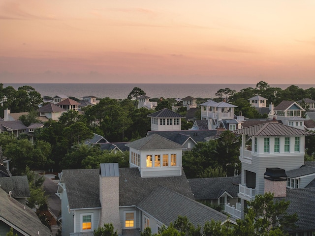 44 Tidepool Ln, Watersound, FL 32461 - aerial view at dusk of a water view