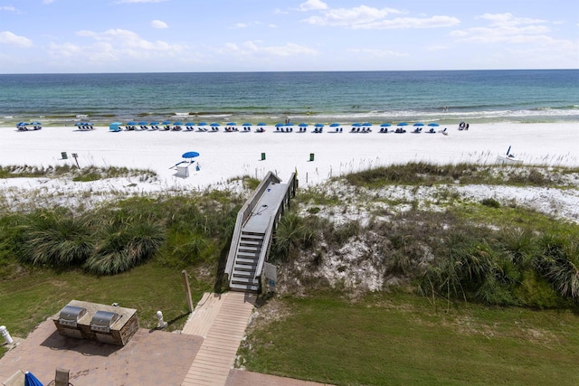 1700 Scenic Highway 98 Unit 207, Destin, FL 32541 - water view featuring nearby beach and stairway