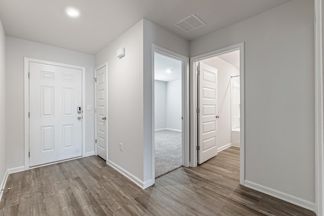 205 Laurel Hill St, Crestview, FL 32539 - foyer with baseboards and wood finished floors