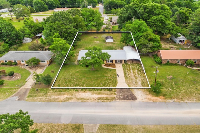 306 Forrest Pkwy, Crestview, FL 32539 - aerial view of property's location with property boundaries highlighted