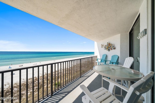 17155 Front Beach Rd Unit W405, Panama City Beach, FL 32413 - balcony featuring view of water and beach