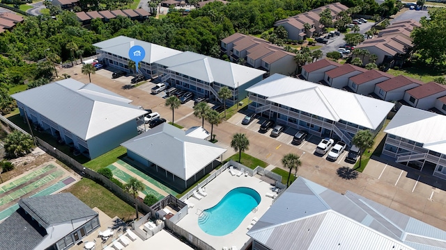 17642 Front Beach Rd Unit G4, Panama City Beach, FL 32413 - aerial perspective of suburban area featuring a pool
