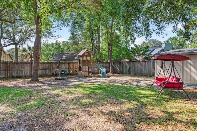 207 Oakwood Cir, Niceville, FL 32578 - view of yard with a playground