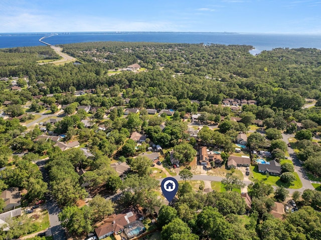 207 Oakwood Cir, Niceville, FL 32578 - aerial view of residential area with a nearby body of water