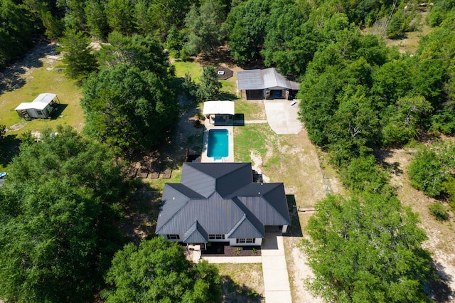 4236 Edge Perry Rd, Crestview, FL 32539 - aerial view of property and surrounding area with a pool