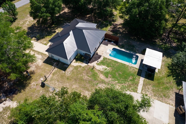 4236 Edge Perry Rd, Crestview, FL 32539 - view from above of property featuring a pool area