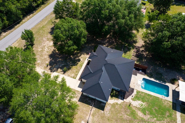 4236 Edge Perry Rd, Crestview, FL 32539 - aerial view of property and surrounding area featuring a pool area