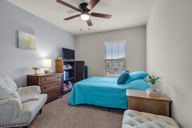 2065 Wilsons Plover Cir, Navarre, FL 32566 - bedroom featuring carpet floors and ceiling fan