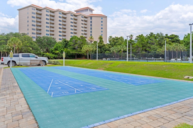 515 Topsl Beach Blvd # 401, Miramar Beach, FL 32550 - view of home's community featuring shuffleboard, uncovered parking, and a tennis court