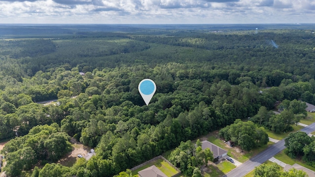 6256 Misty Ln, Crestview, FL 32539 - aerial overview of property's location featuring a heavily wooded area