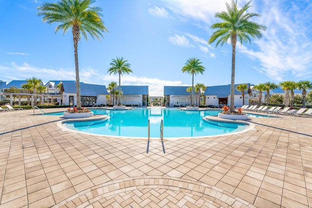 23 E York Ln Unit C, Inlet Beach, FL 32461 - community pool featuring a patio