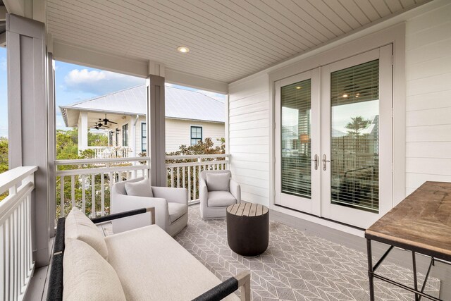 310 Morgans Trl, Santa Rosa Beach, FL 32459 - view of patio with french doors
