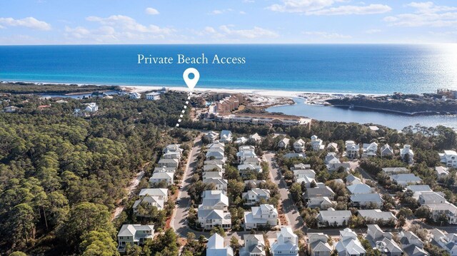 310 Morgans Trl, Santa Rosa Beach, FL 32459 - aerial view of residential area featuring expansive coastline