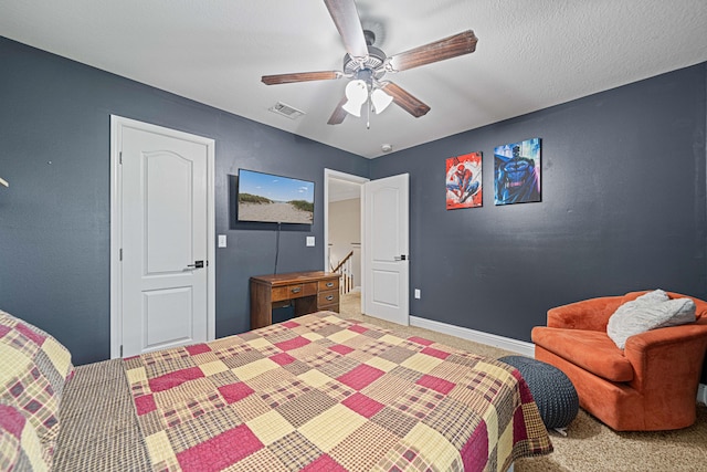 5416 Mill Brook Ln, Crestview, FL 32539 - carpeted bedroom featuring ceiling fan and baseboards