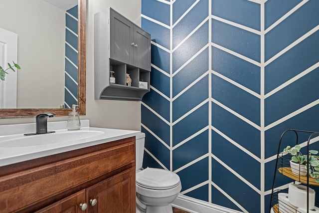 5416 Mill Brook Ln, Crestview, FL 32539 - bathroom featuring vanity and toilet