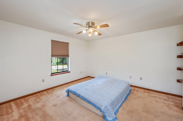 5951 N Meadow Ln, Crestview, FL 32539 - bedroom featuring carpet flooring, baseboards, and ceiling fan