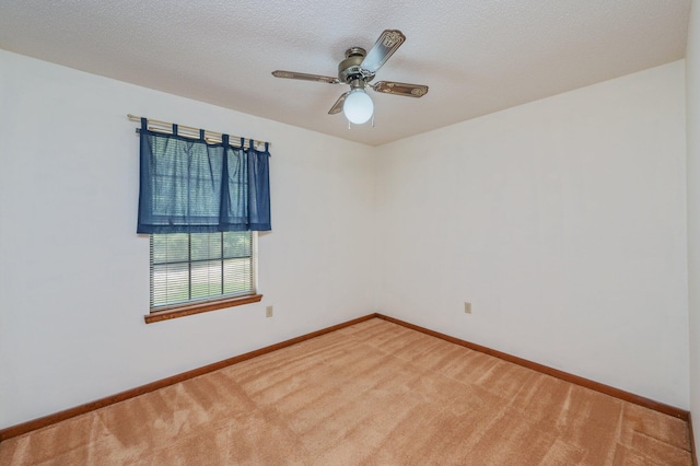 5951 N Meadow Ln, Crestview, FL 32539 - unfurnished room with light colored carpet, baseboards, and a ceiling fan