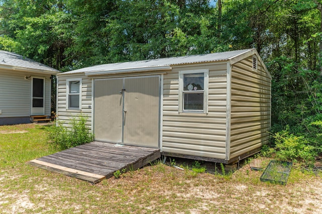 5951 N Meadow Ln, Crestview, FL 32539 - view of shed featuring entry steps