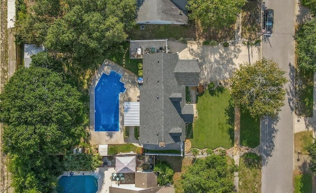 14 Winfield Way, Mary Esther, FL 32569 - bird's eye view of a pool area