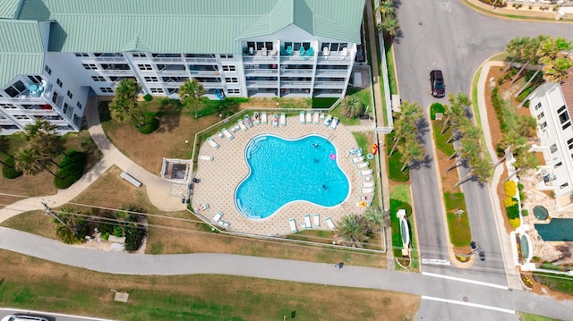 2606 Scenic Gulf Dr Unit 2412, Miramar Beach, FL 32550 - drone / aerial view of a pool