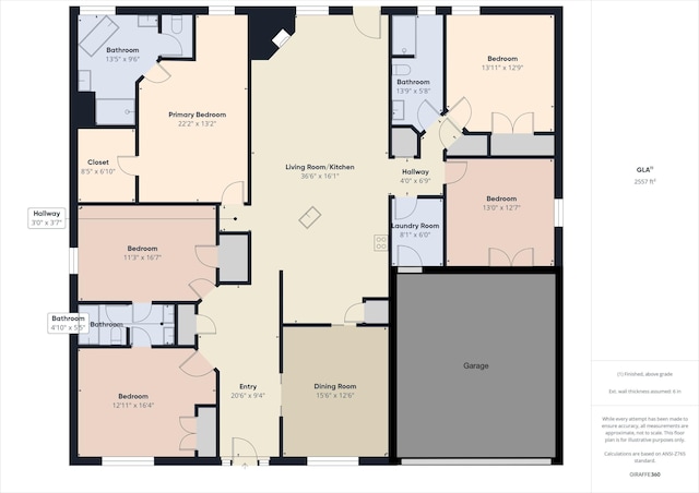 5740 Marigold Loop, Crestview, FL 32539 - floor plan / room layout