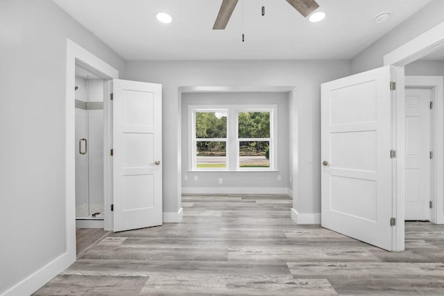 14351 State Highway 20, Niceville, FL 32578 - corridor featuring recessed lighting and wood finished floors