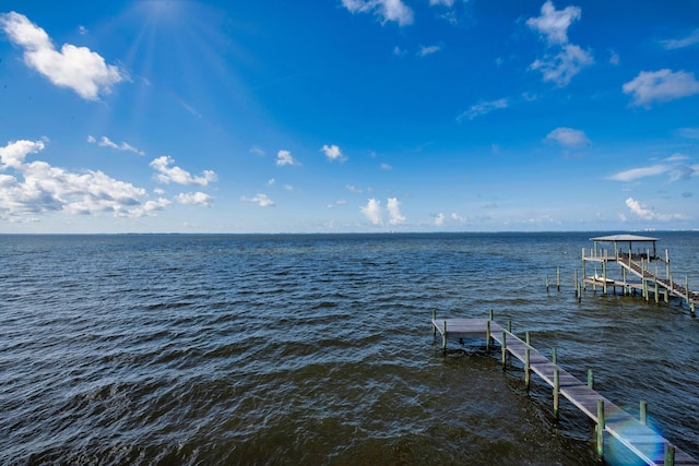 14351 State Highway 20, Niceville, FL 32578 - dock with a water view and boat lift