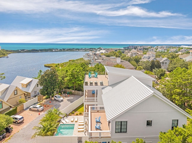 7570 E County Highway 30a, Watersound, FL 32461 - drone / aerial view of a large body of water