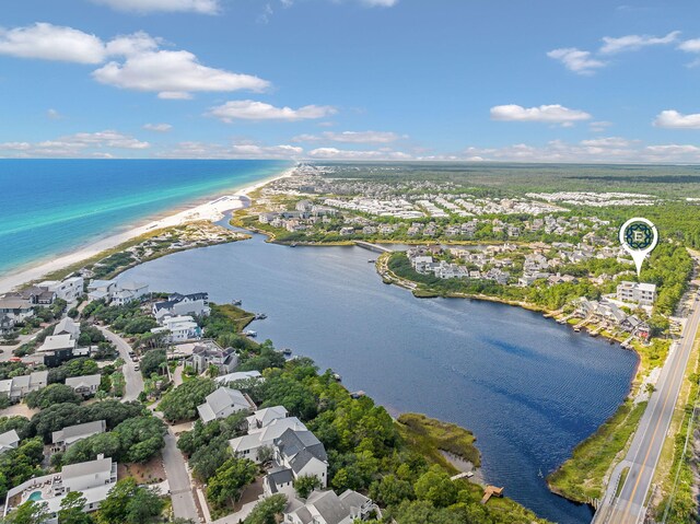 7570 E County Highway 30a, Watersound, FL 32461 - aerial view of residential area featuring expansive beach