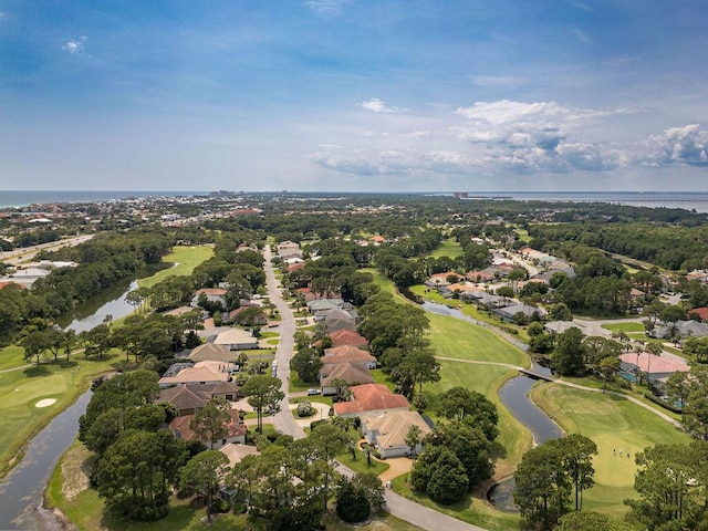 359 Indigo Loop, Miramar Beach, FL 32550 - view of property location with a large body of water, a golf course, and nearby suburban area