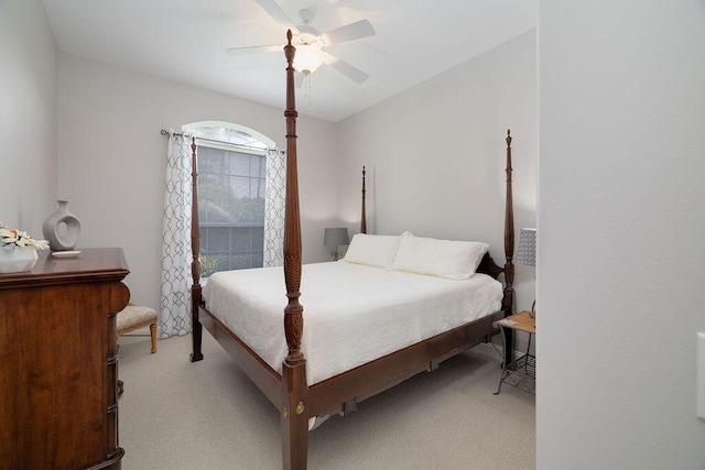 359 Indigo Loop, Miramar Beach, FL 32550 - bedroom with light colored carpet and a ceiling fan