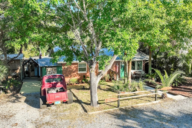 40 Flounder St, Santa Rosa Beach, FL 32459 - view of front facade with brick siding