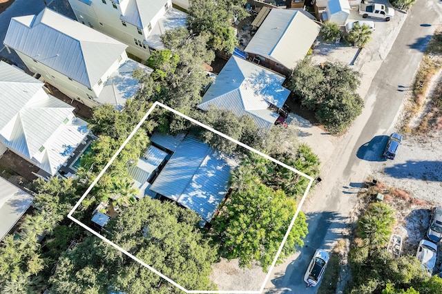 40 Flounder St, Santa Rosa Beach, FL 32459 - aerial view of residential area featuring property boundaries highlighted