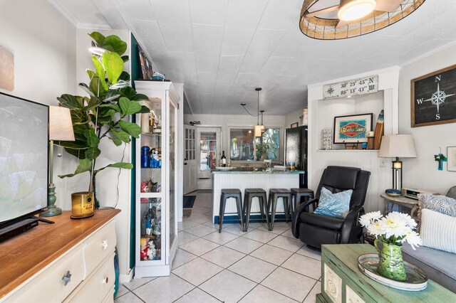 40 Flounder St, Santa Rosa Beach, FL 32459 - living room with light tile patterned floors