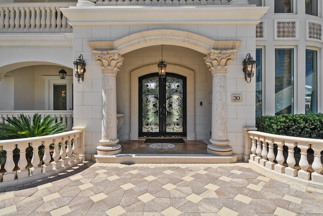 30 Pelican Cir, Inlet Beach, FL 32461 - property entrance with stone siding and covered porch