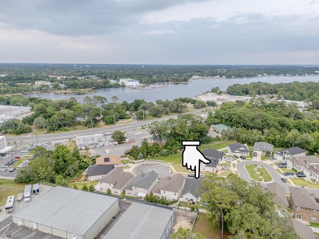 409 Hideaway Ln, Niceville, FL 32578 - aerial view of residential area featuring a nearby body of water
