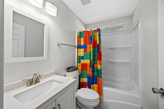 4887 Martina Way, Gulf Breeze, FL 32563 - full bath with vanity, shower / bath combination with curtain, and toilet