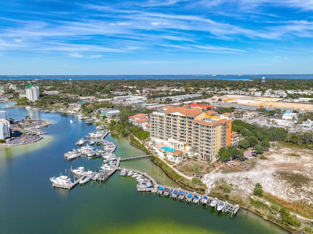 770 Harbor Blvd Unit 1J, Destin, FL 32541 - view of urban area with a large body of water and a marina