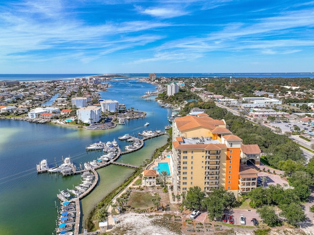 770 Harbor Blvd Unit 1J, Destin, FL 32541 - bird's eye view of a large body of water and apartment complex / building