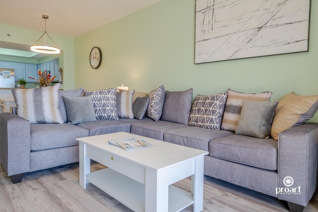 112 Seascape Dr Unit 704, Miramar Beach, FL 32550 - living area with light wood-type flooring