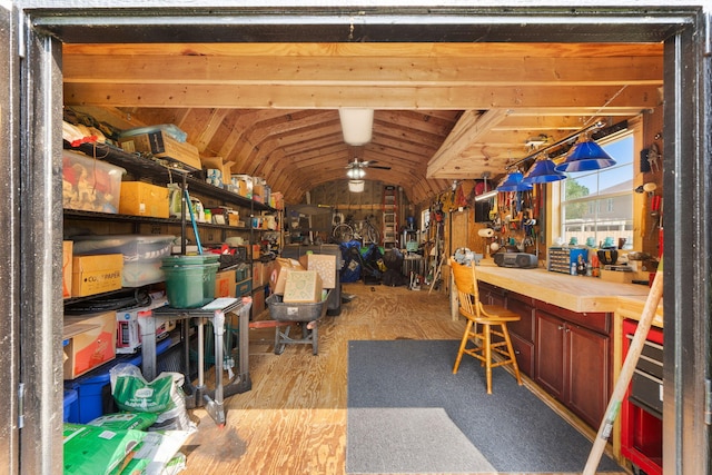 7302 Manatee St, Navarre, FL 32566 - storage with ceiling fan