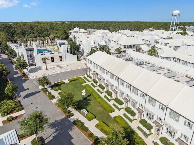132 N Somerset St, Alys Beach, FL 32461 - aerial view of residential area with a pool area