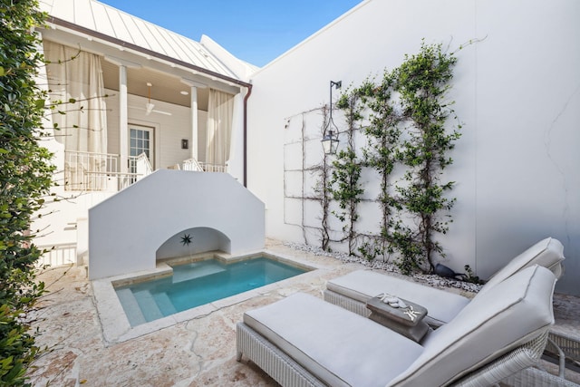 132 N Somerset St, Alys Beach, FL 32461 - view of pool featuring a patio area