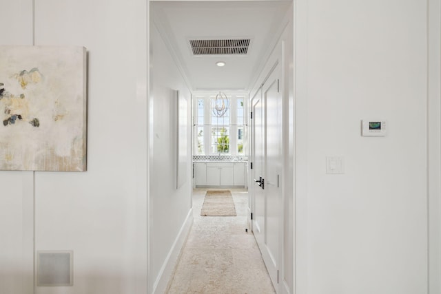 132 N Somerset St, Alys Beach, FL 32461 - hallway featuring baseboards