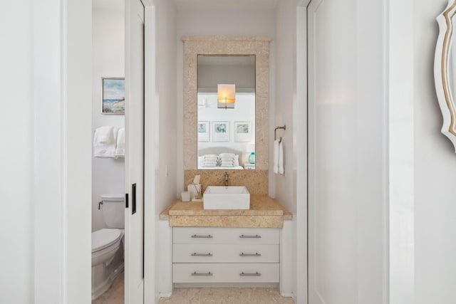 132 N Somerset St, Alys Beach, FL 32461 - bathroom featuring vanity and toilet