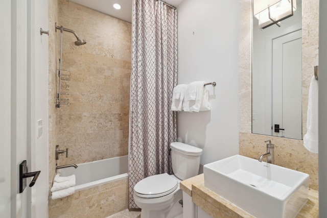 132 N Somerset St, Alys Beach, FL 32461 - full bath with toilet, tiled shower / bath combo, and vanity
