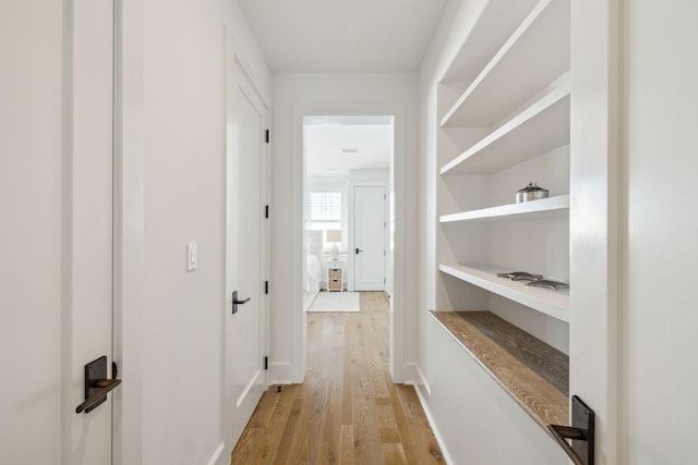 132 N Somerset St, Alys Beach, FL 32461 - corridor featuring light wood-style floors and baseboards