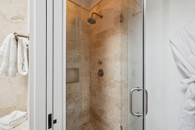 132 N Somerset St, Alys Beach, FL 32461 - bathroom featuring a shower stall