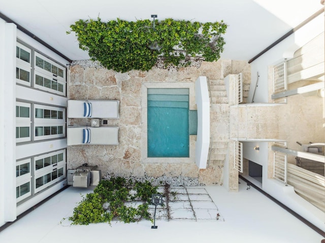132 N Somerset St, Alys Beach, FL 32461 - entrance to property with stone siding
